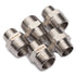 LTWFITTING Stainless Steel 316 Pipe Hex Reducing Nipple Fitting 1 -Inch x 3/4 -Inch Male BSPT (Pack of 5)