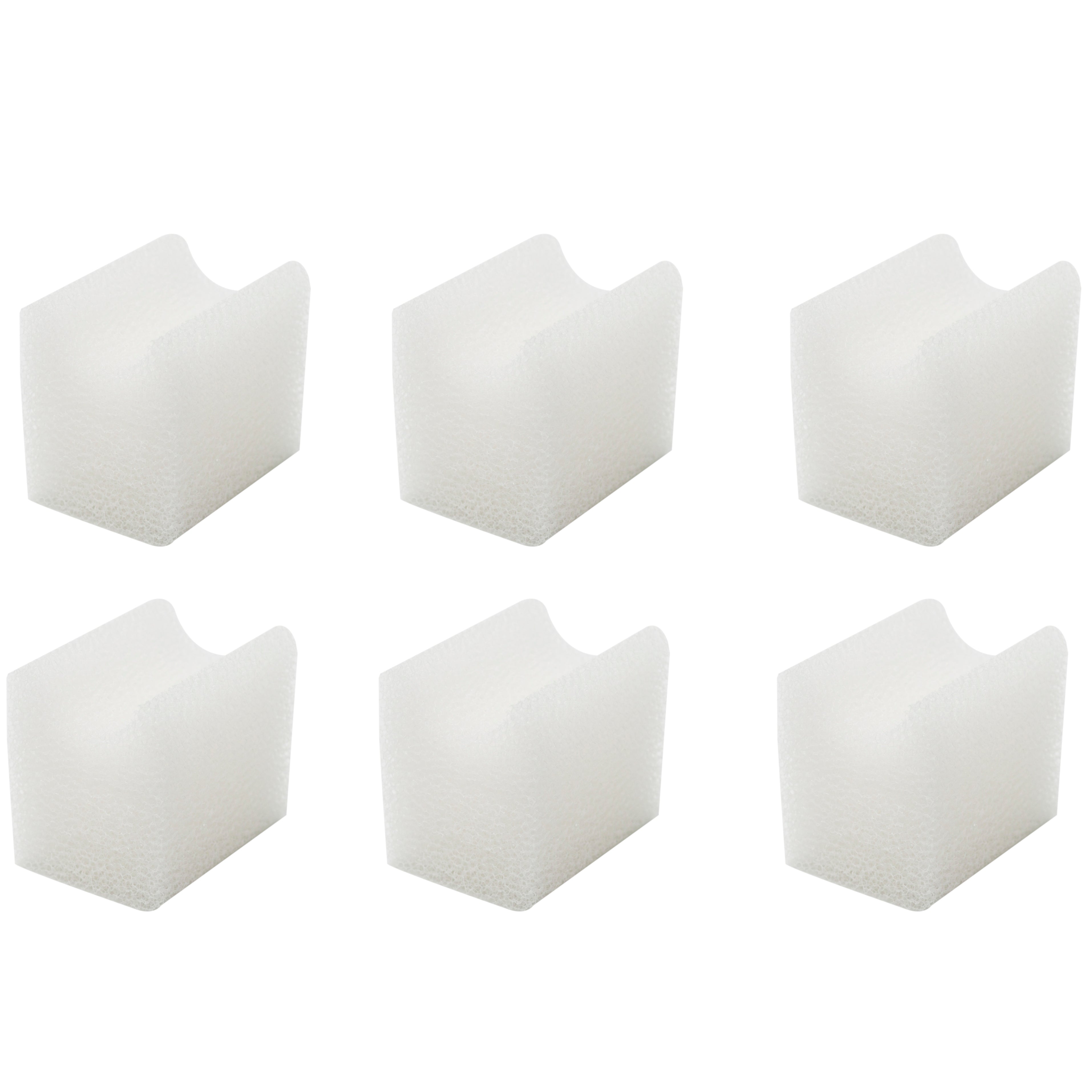 LTWHOME Compatible Foam Filter Pads Fit for Fluval U1 Aquarium Filters (Pack of 6)